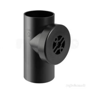 Geberit Hdpe Range 32mm To 315mm -  Hdpe 63mm Acc Pipe Plus Scr Cover 90 Degree