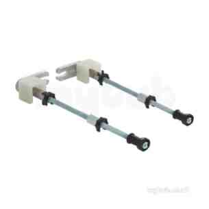 Geberit Commercial Sanitary Systems -  Prewall Brackets With Extension Set