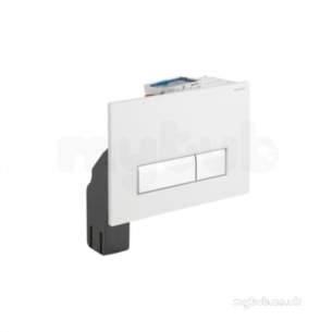 Geberit Commercial Sanitary Systems -  Sigma40 D/f Int Extraction White Glass