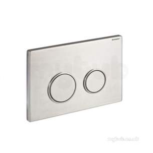 Geberit Commercial Sanitary Systems -  Sigma20 Dual Flush Brushed/polished Ss