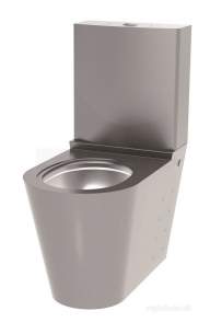 Delabie WC Toilets -  Delabie Monobloco S21 Wc 304 Polished Stainless Steel With Cistern