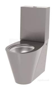 Delabie WC Toilets -  Delabie Monobloco Bcn Wc 304 Polished Stainless Steel With Cistern