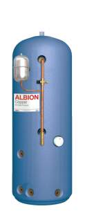 Albion Mainsflow and Mercury Cylinders -  Albion Mainsflow Mfi 250 Indirect Vented Thermal Store Hot Water Cylinder