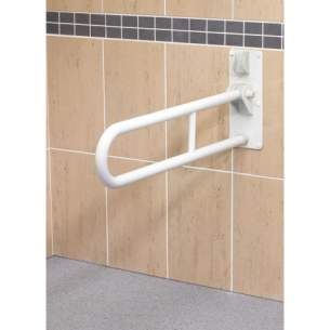 Akw Medicare Products -  01810bu Hingd Foldup Dou Hairp Rail Blue
