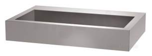 Delabie Washbasins and Sinks -  Delabie Aqueduto Wall Mtd Basin Centre Hole 35 304 Pol St Steel