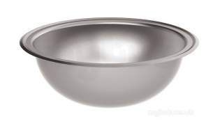 Delabie Washbasins and Sinks -  Delabie Hemi Inset Basin 310 304 Polished Stainless Steel 1 Side