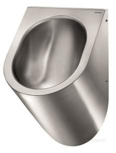 Delabie Urinals -  Delabie Delta Wf Wall Mounted Water Free Urinal 304 St Steel Satin