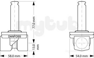 Danfoss Solenoid Valves -  Danfoss Ev220b 2 Way Solenoid Valve 12mm Nc 032u1255