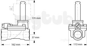 Danfoss Ltd -  Dan Ev 220b 50b 2 Inch Solenoid Valve Body 32u7151 032u7151