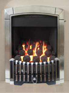 Flavel Gas Fires -  Flavel Caress Contemporary Rc Silver