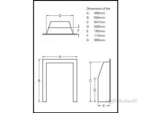 Flavel Gas Fires -  Flavel Kenilworth He Mc Brass G/fire Ng