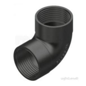 Plasson Fittings -  1 Inch Plasson 90 Deg Thd Elbow 5057