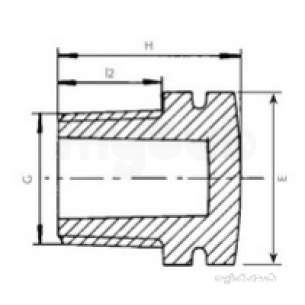 Plasson Fittings -  1 Inch Plasson Thd Plug 5177 5177300