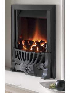 Flavel Gas Fires -  Flavel Warwick Powerflue Ng Black