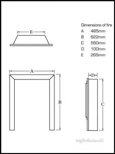 Flavel Gas Fires -  Flavel Atlanta Inset Gas Fire Ng Silver