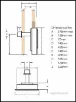 Flavel Gas Fires -  Flavel Orchestra Bf Silver/black