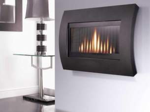 Flavel Gas Fires -  Bfm Flavel The Curve Graphite Fcrrxxrn