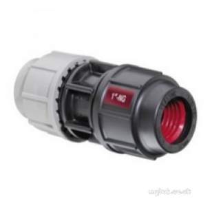 Plasson Fittings -  32x1 Inch Plasson Met X N/gauge Coup 7518