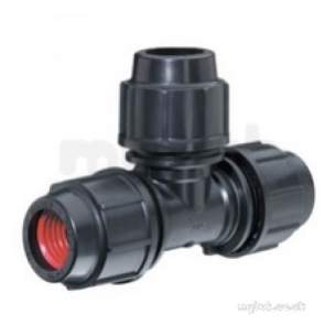 Plasson Fittings -  Plasson Imperial Tee 7444 21 1/23