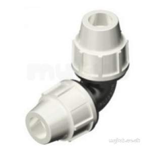 Plasson Fittings -  25mm Plasson 90 Deg Elbow 7050 7050dd0