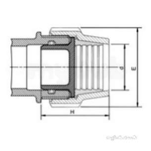 Plasson Fittings -  25mm Plasson Blanking Plug 7129 7129d00