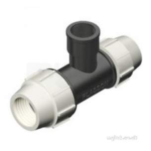 Plasson Fittings -  25x3/4 X20 Plasson Tee Fi Offtake 7140