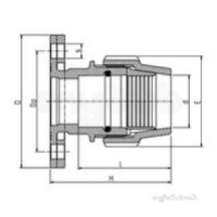 Plasson Fittings -  125x5 Plasson Comp Fa Np16/10 7220