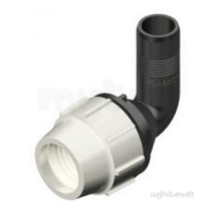 Plasson Fittings -  63 X 40 Plasson Spigot Elbow 7350