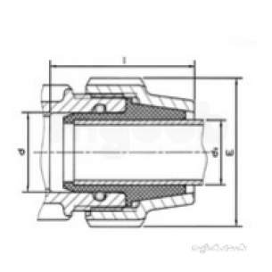 Plasson Fittings -  32 X 28 Plasson Universal Adaptor 7896