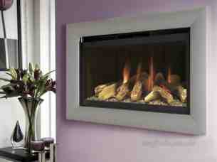 Flavel Gas Fires -  Flavel Rocco Bf Mc Black/silver Trim Ng