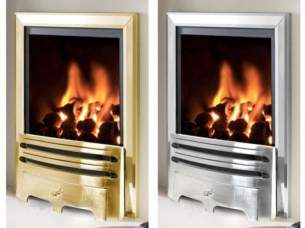 Flavel Gas Fires -  Flavel Kenilworth Pf Chrome Gas Fire Ng