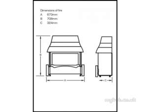 Flavel Gas Fires -  Bfm Flavel Emberglow Gas Fire Lpg