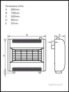 Flavel Gas Fires -  Flavel Renaissance Etc Ng Silver