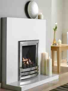 Flavel Gas Fires -  Flavel Linea Pf Mc Silver Cont Coal Ng