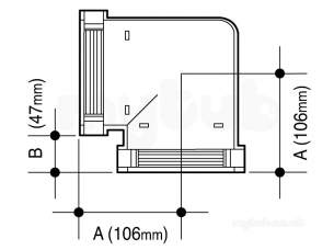 Osma Above Ground Drainage -  0t003n Brown Osma 4 1/2 Inch X90d Angle