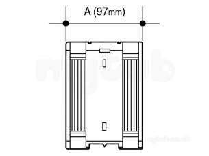 Osma Above Ground Drainage -  0t005n Brown Osma 41/2 Inch Gttr Jng Bracket