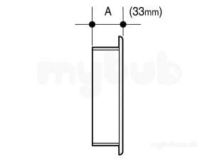 Osma Above Ground Drainage -  0t010n Brown Osma 41/2 Inch Stopend Int.