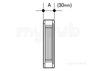 Osma Above Ground Drainage -  0t011n Brown Osma 41/2 Inch Stopend Ext.