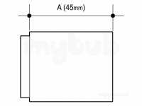 Osma Above Ground Drainage -  Ot030b Black Osma Bracket Extension Piece