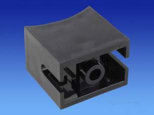 Osma Above Ground Drainage -  0t031b Black Osma 21/2 Inch Bracket Spacer