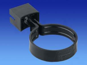 Osma Above Ground Drainage -  0t033g Grey Osma 21/2 Inch Adj Pipe Bracket
