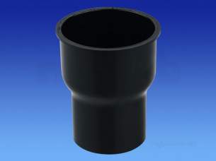 Osma Above Ground Drainage -  0t092b Black Osma 21/2 Inch Pipe Conn