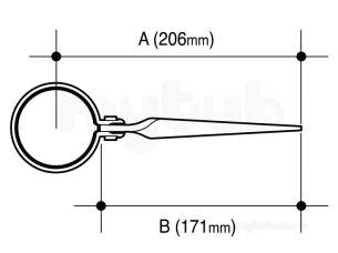 Osma Above Ground Drainage -  0t143b Black Osma 21/2 Inch Drive In Pipe Bt