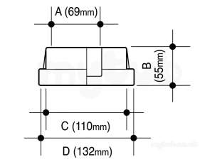 Osma Above Ground Drainage -  0t149b Black Osma Univ. 110mm Con-pvc