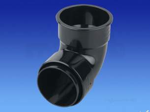 Osma Above Ground Drainage -  0t161b Black Osma 21/2 Inch 92.5deg Bend