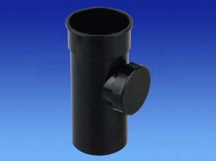Osma Above Ground Drainage -  0t274b Black Osma 21/2 Inch Access Pipe