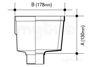 Osma Above Ground Drainage -  0t332g Grey Osma Hopper Head 0t332 G