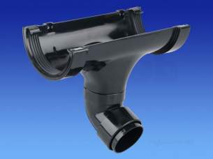 Osma Above Ground Drainage -  0t625b Osma Blk Swivelock Outlet Bent
