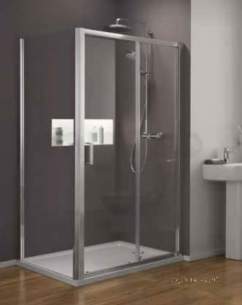 Mira Beam Enclosures -  Mira Beam Sliding Door 1000mm Sl/cl