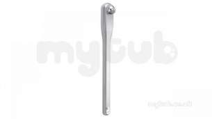 Rada and Meynell Commercial Showers -  Rada S.pa 1 - Silver - Shower Panel